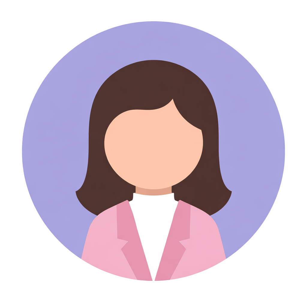 professional avatar in pink blazer