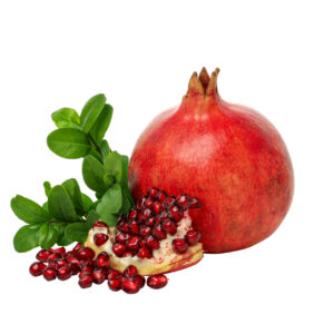 fresh pomegranate (juicy & rich in nutrients)